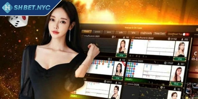 Casino DG SHBET – Tham Gia Sòng Bài Xanh Chín Chơi Cực Đã 2 Những phòng live đẳng cấp cho cược thủ tham gia