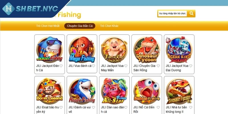 Bắn Cá Jili SHBET – Siêu Phẩm Săn Quà Độc Đáo Đồ Họa Đỉnh Cao 2 Những tựa game nổi tiếng